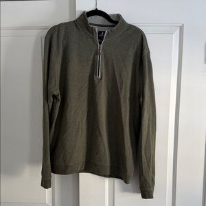johnnie-O Forest Green Quarter-Zip Pullover